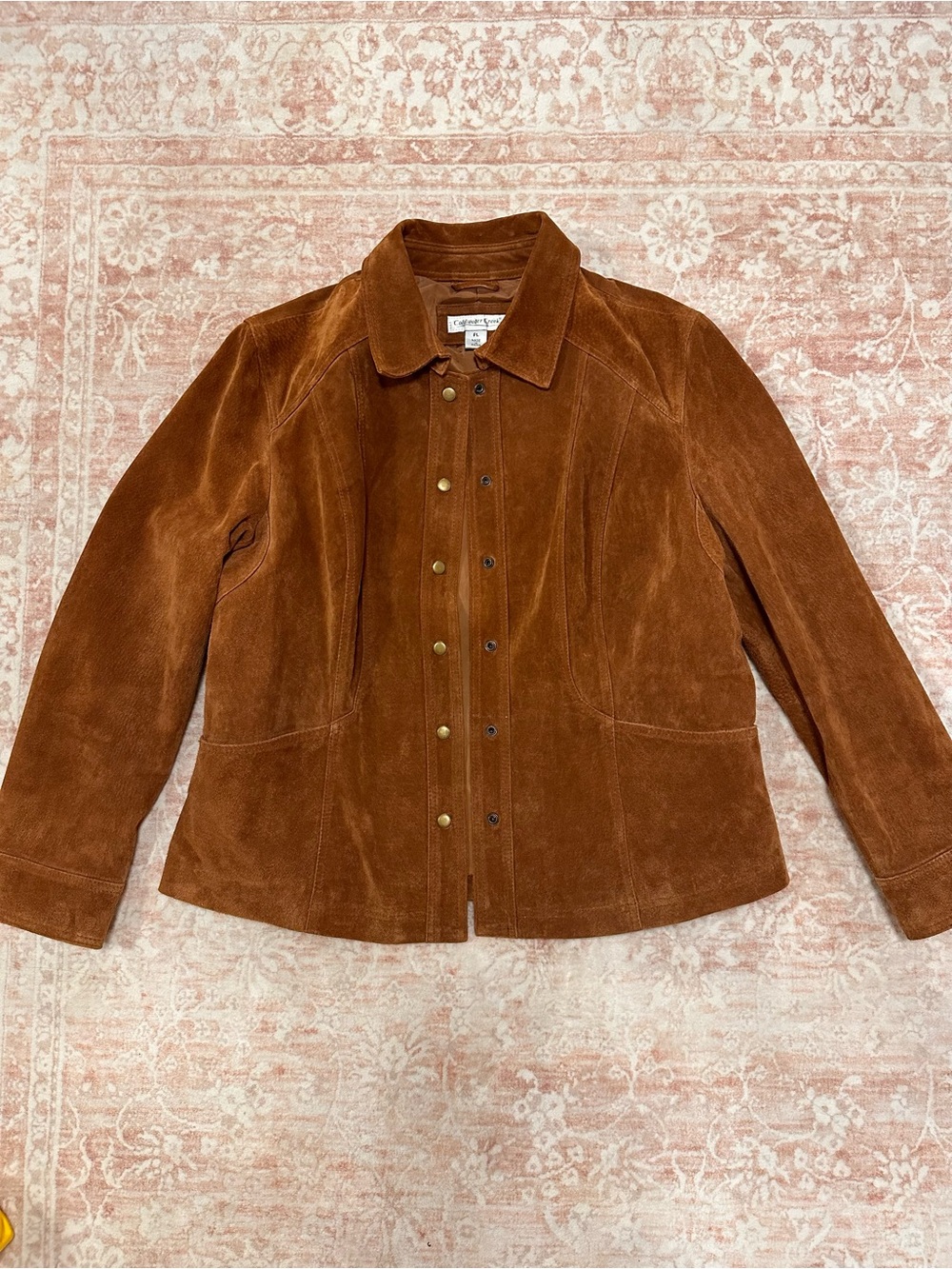 Vintage 🤎 Genuine Suede Leather Jacket - Copper - Picture 1 of 14